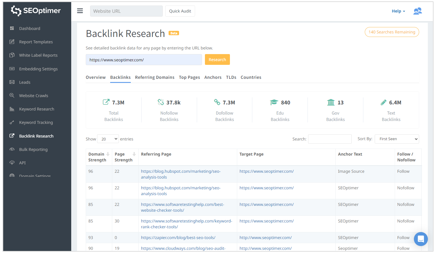 ferramenta de pesquisa de backlink